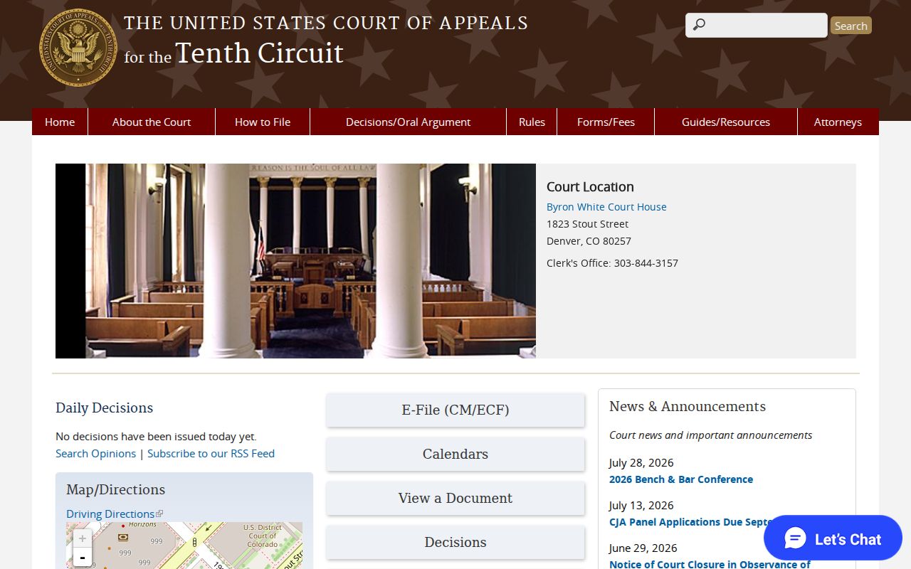 Evans docket routing to a federal appellate court